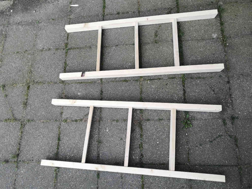 Two wodden ladder